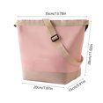 thumbnail image 3 of TIMIFIS Insulated Bento Boxs, Color Matching Crossbody Handheld Insulated Lunch Bag Multifunctional Outdoor Travel Picnic Bag Waterproof and Oil-Proof Large Capacity Lunch Bag Kitchen Appliances, 3 of 6