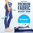 thumbnail image 2 of WallFlower Women's Ultra Skinny Mid-Rise Insta Soft Juniors Jeans (Standard and Plus), 2 of 9