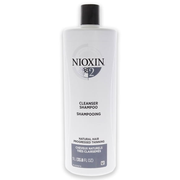 System 2 Nettoyant pour Cheveux Fins Naturels, Clairsemés de Façon Visible, par Nioxin pour Unisexe - Nettoyant 33,8 oz