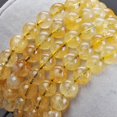 thumbnail image 4 of Natural Healing Power Gemstone Crystal Beads Unisex Adjustable Macrame Bracelets 8mm,Citrine, 4 of 4