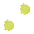 thumbnail image 4 of mmirethe Comfortable Round Chair Cushion For Bistros - With Durable Ties For Secure Fit Soft And Comfortable bright yellow 2Set, 4 of 6