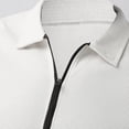 thumbnail image 5 of RXIRUCGD Men's Solid Color Design With Zippered Pockets Long Sleeved Hooded Casual Jacket, White, Size: L, 5 of 5