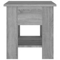 thumbnail image 3 of vidaXL Coffee Table Grey Sonoma 40x40x42 cm Engineered wood, 3 of 4