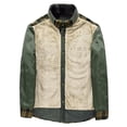 thumbnail image 4 of Meichang Mens Fleece Jacket Plus Size Plaid Winter Jacket Fall Button Down Shirt Jacket Classic Fit Long Sleeve Coat Jacket, 4 of 8