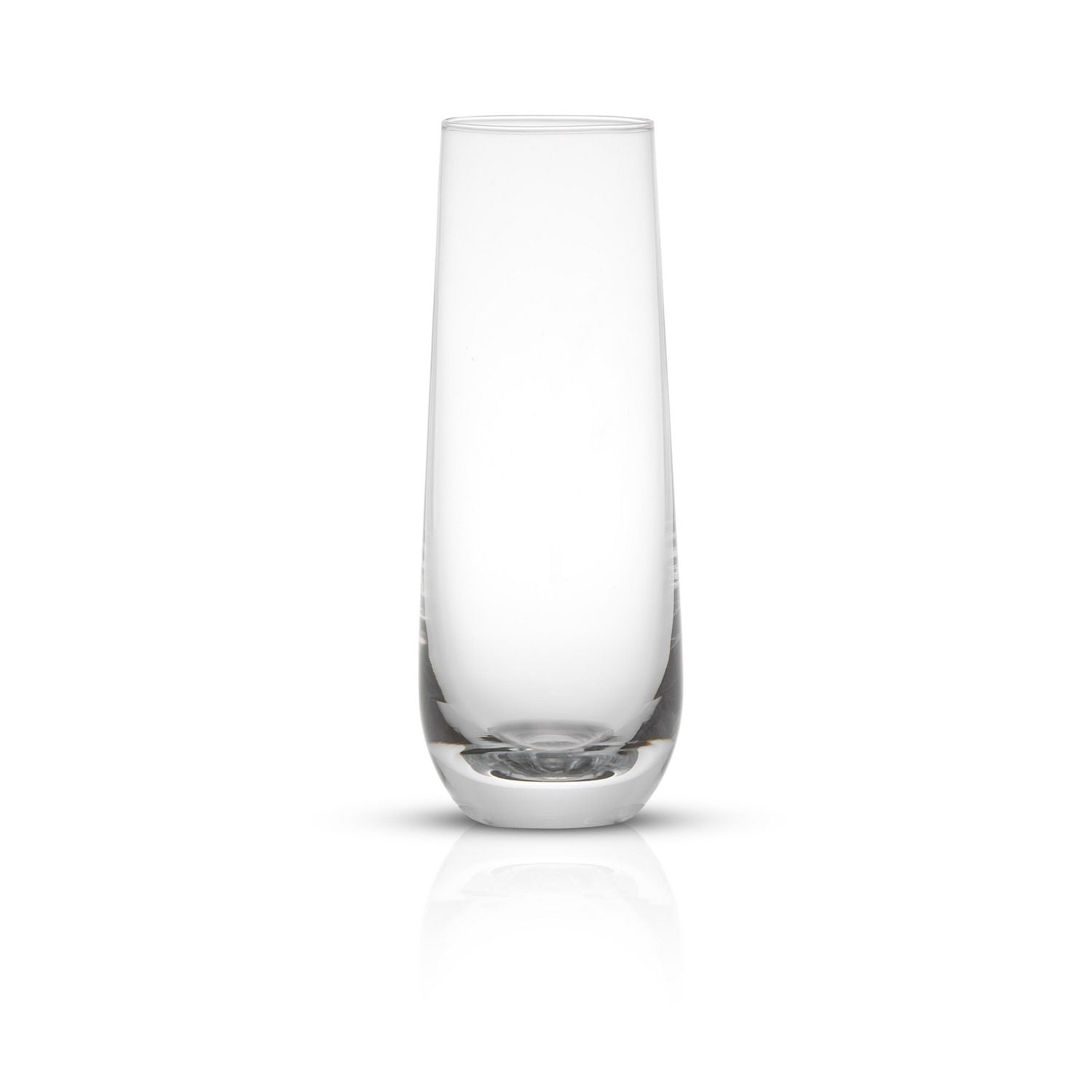 Milo Crystal Stemless Champagne Flute Glasses - 9.4 oz - Set of 8