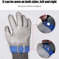 thumbnail image 4 of Gant Résistant aux Coupures en Acier Inoxydable Gants de Sécurité de Travail en Maille Métallique Anti-Coupure, 4 of 6