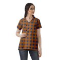 thumbnail image 1 of Moomaya Chemise Tunique Style Enveloppant pour Femmes en Coton Décontracté Col Classique Boutonné, 1 of 6