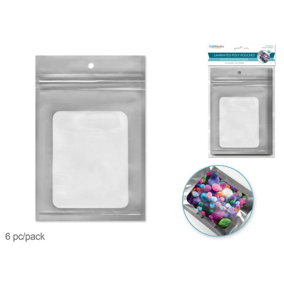 sachet en plastique 4.7" x 6.7" 8 mcx