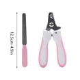 thumbnail image 2 of Dog Nail Clippers under $5! CQCYD Pet Nail Clippers with Nail File, Curved Handle Dog Nail Trimmer, Professional Grooming Tool for Small Medium Large Dogs Cats, 2 of 5
