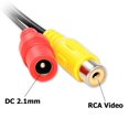 thumbnail image 4 of EWAY 4 Pin Aviation Female to RCA Female Adapter Cable M12 4-Pin to RCA Video AV DC Female Connector Wire RCA to 4-PIN Monitor/Camera Adapter Video Cable for Car Backup Camera, 4 of 5