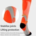 thumbnail image 1 of Chaussettes de Soccer Confortables Respirantes à Hydratation Bas de Soccer Chauffe-Maillot Mi-Mollet Extensibles Sport Plein Air Escalade Randonnée Bule Bule>P/M, 1 of 8
