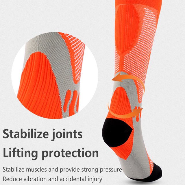 Chaussettes de Soccer Confortables Respirantes à Hydratation Bas de Soccer Chauffe-Maillot Mi-Mollet Extensibles Sport Plein Air Escalade Randonnée Bule Bule>P/M