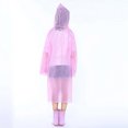 thumbnail image 5 of Liyamei Spring Summer And Autumn Boys' And Girls' Plain Color Buttoned Thick Poncho Raincoats Rain Ponchos, 5 of 5