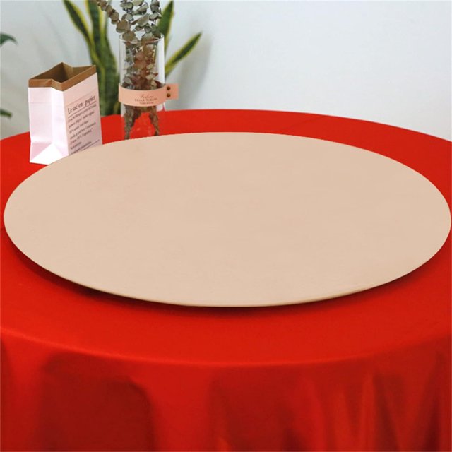 ORUYROP 2-Pack Cocktail Round Table Topper Cap Spandex Fitted Stretch Cocktail Tablecloth Tight Stretchable Elastic for Weddings Banquets Events Parties Restaurants(Size:180cm,Color:Champagne