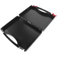 thumbnail image 4 of OULII Storage Toolbox Plastic Tool Box Dropresistant Black 1Pack for Handyman, 4 of 7