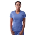 thumbnail image 2 of Adar Pro Scrub Set For Women - Modern V-Neck Scrub Top & Tailored Yoga Scrub Pants, 2 of 7
