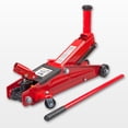 thumbnail image 1 of Hydraulic Trolley Floor Jack With Piston Quick Lift Pump, 3 Ton (6,000 lb) Capacity, Red, 1 of 7
