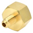 thumbnail image 4 of Refrigerant Adapter, Brass Refrigerant Converter Durable Safe  For Household For Air Conditioning Accessory, 4 of 8