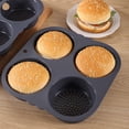 thumbnail image 3 of Ohufall Non-stick Baking Pan Bread Pan Household Baking Tool For Loaf Hamburger Bun Easy Release, 3 of 5
