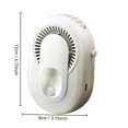 thumbnail image 3 of Aodebiao Portable Hanging Fan with Rechargeable Battery, Powerful Personal Cooling Fan for , Travel, Home, Office, and Desk, Wearable Neck Fan with Adjustable Speed, USB Portable Fan for Summer, 3 of 5