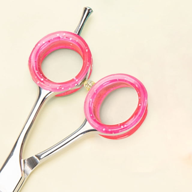 Silicone Finger Protective Rings for Pet Grooming Scissors and Hair Cutting Shears Durable Thumb Grips Inserts