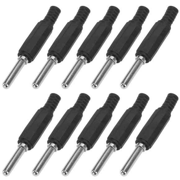 4mm Banana Plug Banana Connectors 4mm Male Banana Plug 10pcs J.10023 4mm Banana Plug Professional Brass 4mm Male Banana Plug For Security Accessories