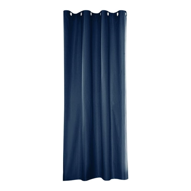 Abbracc Rideau Extérieur Occultant Draperie Intimité Protection Solaire pour Patio Glissade Verre Bleu_54x108 Pouces