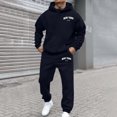 thumbnail image 2 of Kcodviy Sweat à Capuche d'Automne pour Hommes et Femmes et Sweat à Capuche Décontracté d'Hiver Imprimé Sport à Manches Longues Ensemble de Sweat à Capuche pour Hommes, 2 of 6