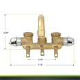 thumbnail image 2 of Homewerks 3310-250-RB-B Robinet de Plateau de Lessive en Laiton, 2 of 7