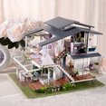 thumbnail image 3 of Miniature Dollhouse, 360-Degree Mini Dollhouse Three-Story Romantic French Style  For Home Display Collection For Gift Giving For Kids Adults, 3 of 8