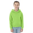 thumbnail image 1 of Jerzees Youth NuBlend Pull Over Hooded Sweatshirt, L, Neon Green, 1 of 1