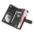 thumbnail image 2 of Case for Google Pixel 7 Pro 5G Leather Magnetic Handbag Zipper Pocket Cover Wrist Strap, 2 of 5