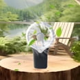 thumbnail image 4 of Limited Time Deal Iumwxz Mini Portable Fan Silent Powerful Handheld Fan Cute 3 Speed Small Desk Fan with Base Lightweight Makeup USB Rechargeable Fan Outdoor Decor, 4 of 8