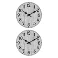 thumbnail image 1 of mmirethe Unique Style Round Wall Clock Timeless For Any Space Durable Construction Decorative Wall Clock As Shown type 3 2Set, 1 of 6