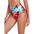 thumbnail image 3 of RELLECIGA Women's High Waisted Reversible Bikini Bottom, 3 of 7