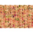 thumbnail image 1 of Ahgly Company Tapis d'Intérieur Rectangulaire Transitionnel Orange Lavable à la Machine, 8 Pieds x 10 Pieds, 1 of 7