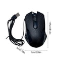 thumbnail image 3 of Czzoypi Wired USB Mouse, Optical Computer Mouse for Business Office Home Gaming, Ergonomic USB Wired Mouse for Laptop PC with Plug Play Fast Connection, Black, 3 of 6
