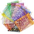 thumbnail image 2 of 50 Pcs Sacs en Organza Pochette Cadeau en Maille pour Bijoux Sacs de Souvenirs de Fête avec Cordon de Serrage, 2 of 7