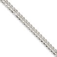 thumbnail image 1 of Sterling Silver 7.8mm Polished Domed Curb Chain (Weight: 25.84 Grams, Length: 8 Inches), 1 of 4