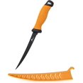 thumbnail image 1 of BLUEWING Filet Knife 1pc Stainless-Steel Blade Boning knife with Non-Slip Handles and Protective Sheath, Size 7in, Orange, 1 of 7