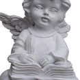 thumbnail image 1 of Baohd Graceful Resin Girl Angel Figurine Statue Decorative Desktop Accent Writing Kneeling 1Set, 1 of 6
