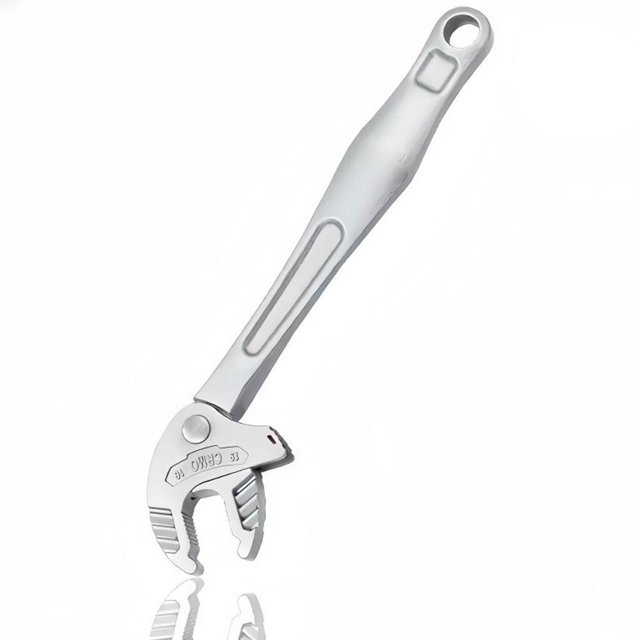 ZOUBAOQ Adjustable Wrench ,Steel Wrench with Cushion G-rip