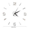 thumbnail image 4 of Autocollant Horloge Murale Bricolage Miroir Acrylique Déco de Chambre Moderne, 4 of 8