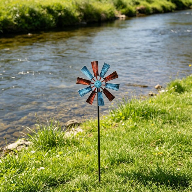 ZZHZGZon Sale Rotating Windmill Metal Windmill Item