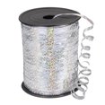 thumbnail image 1 of Unique Bargains 500 Yards Glitter Curling Ribbon Crimped Balloon String Metallic 3/16' for Party Decoration, Silver, 1 of 6