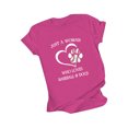 thumbnail image 2 of Hauts d'Été pour Femmes Grande Taille en Liquidation Femmes Décontracté Imprimé Manches Courtes Col Rond T-Shirt Ample Blouse Hauts T-Shirt Col en V Femmes en Liquidation, 2 of 3