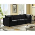 thumbnail image 4 of Meridian Furniture Jacob Sofa Modulaire en Velours Noir, 4 of 10