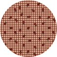 thumbnail image 1 of Ahgly Company Machine Washable Indoor Round Transitional Red Area Rugs, 7' Round, 1 of 7