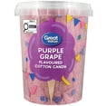 thumbnail image 1 of Great Value Purple Grape Flavoured Cotton Candy, 1 of 5