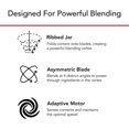 thumbnail image 4 of KitchenAid K400 Blender KSB4027CU (Contour Silver) + KitchenAid KFC3516CU 3.5 Cup Food Chopper, 4 of 7